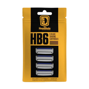 Ersatzklingen Headblade Glatzenpflege HeadBlade Six Blade