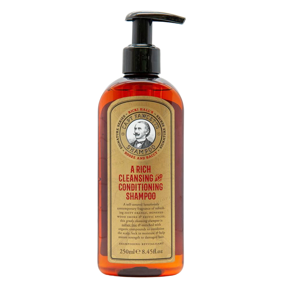 Conditioning Shampoo Booze & Baccy 250ml Shampoo Captain Fawcett