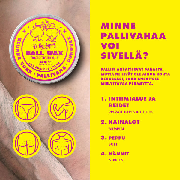 Ball Wax - Hodenwachs Gesichtscreme & Serum Dick Johnson