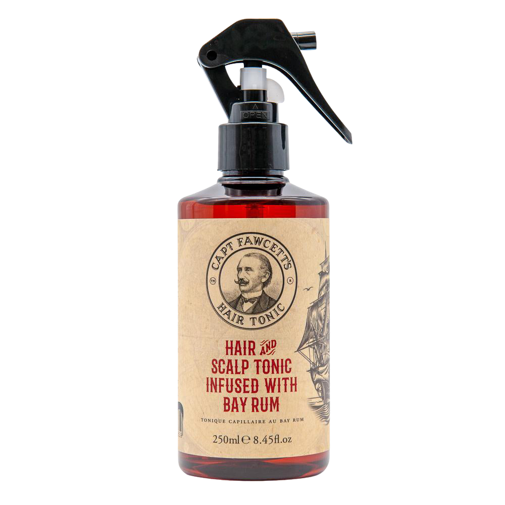Haar Tonic Bay Rum 250ml Texture Sprays & Tonics Captain Fawcett