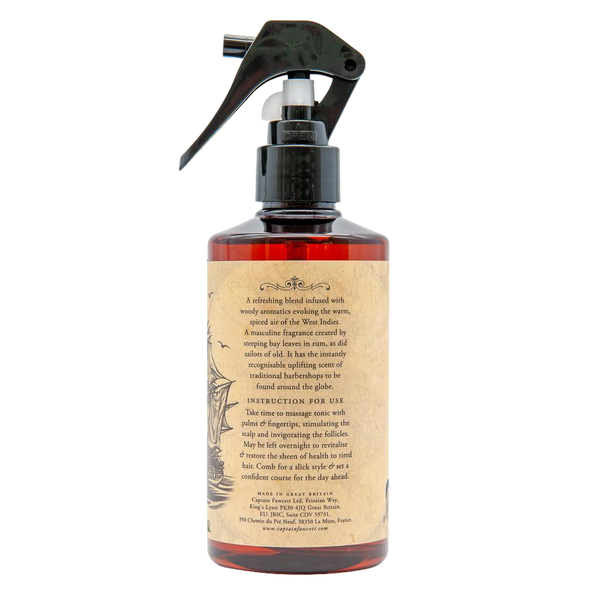 Haar Tonic Bay Rum 250ml Texture Sprays & Tonics Captain Fawcett