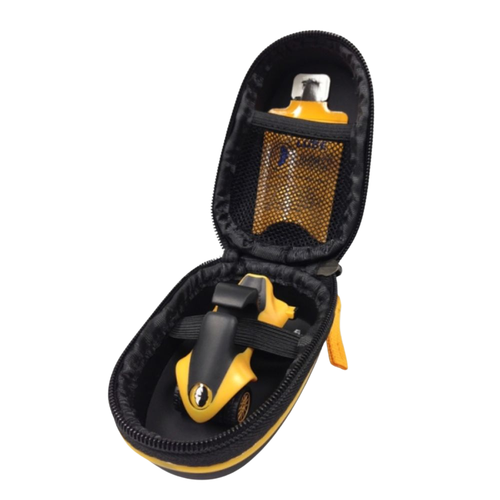 Headblade Hülle Schwarz-Gelb Glatzenpflege HeadBlade