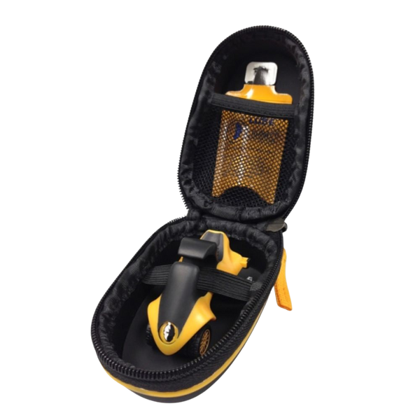 Headblade Hülle Schwarz-Gelb Glatzenpflege HeadBlade