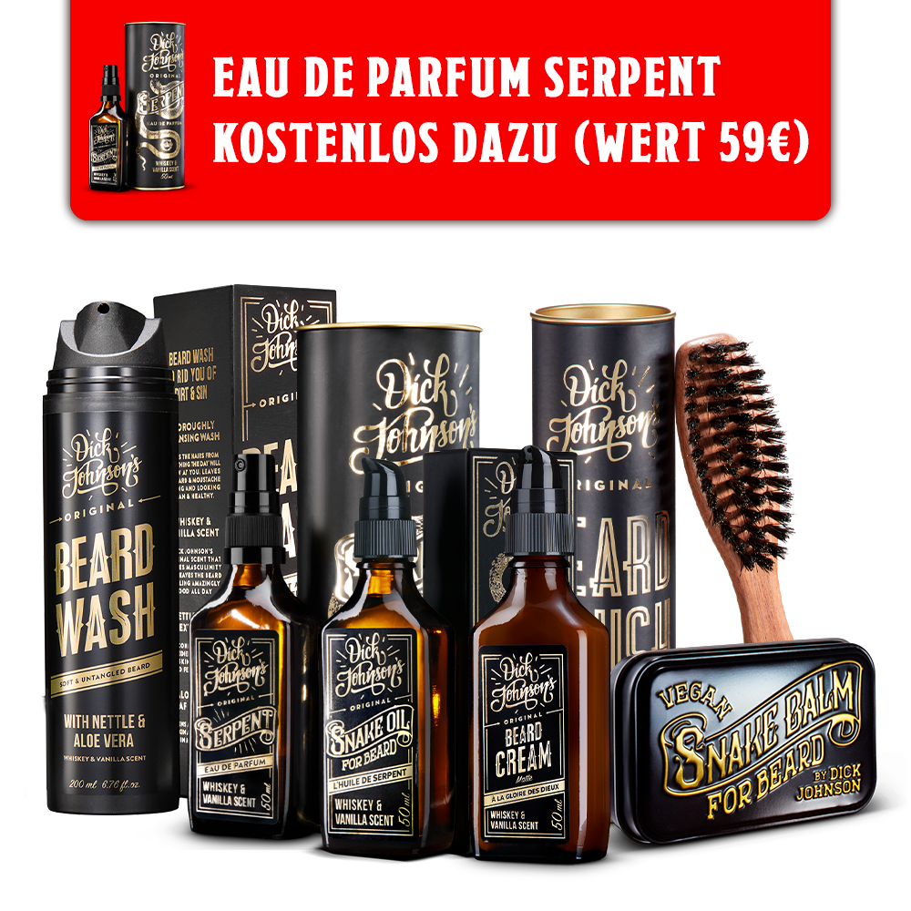 Bartpflege Komplettpaket Bartpflege Aktion Dick Johnson