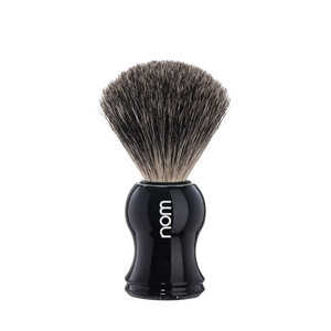 Nom Rasierpinsel Gustav Schwarz Rasierpinsel Muhle - Hans-Jürgen Müller GmbH & Co. KG Gustav 81 BL - Echtes Dachshaar