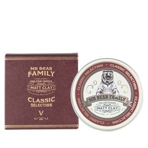 Pomade Matt Clay Golden Ember 100g Haarwachs Mr Bear Family