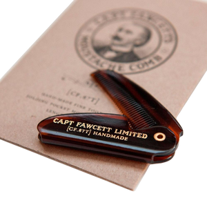 Schnurrbart Kamm Fold-In Bartkämme & Bartbürsten Captain Fawcett