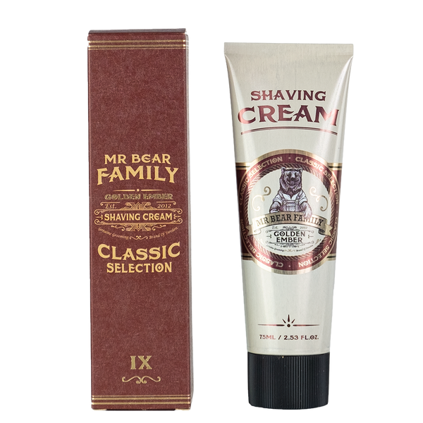 Shaving Cream Golden Ember 75ml Rasiercreme & Rasierseife Mr Bear Family