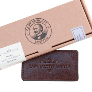 Tasche für Schnurrbartkamm (Leder) Bartkämme & Bartbürsten Captain Fawcett