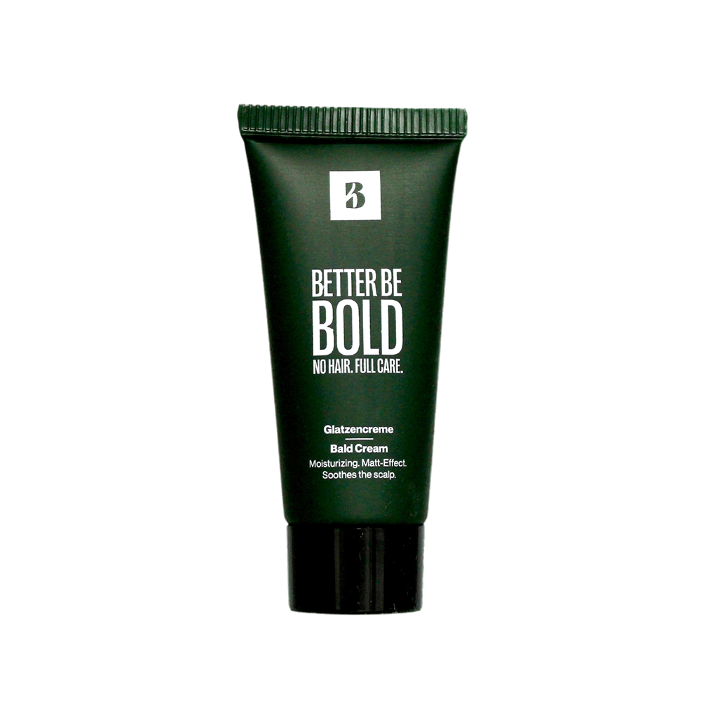 Probe 5ml: NO HAIR. FULL CARE. BALD CREAM Glatzenpflege BetterBeBold