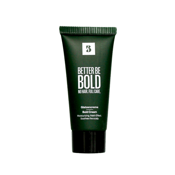 Probe 5ml: NO HAIR. FULL CARE. BALD CREAM Glatzenpflege BetterBeBold