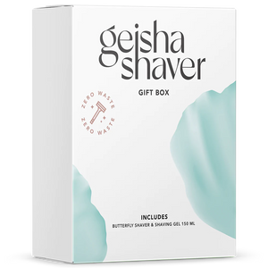 Geisha Shaver Geschenk Box Rasur Set Dick Johnson