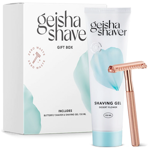 Geisha Shaver Geschenk Box Rasur Set Dick Johnson