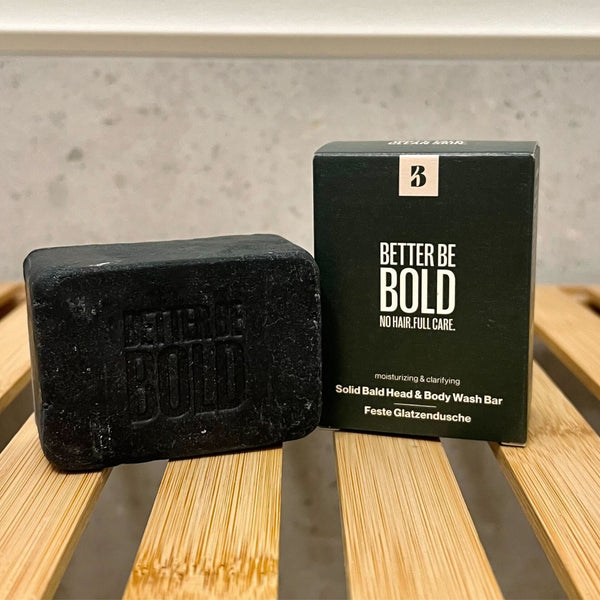 Feste Glatzendusche - Seifenstück 110G Glatzenpflege BetterBeBold   