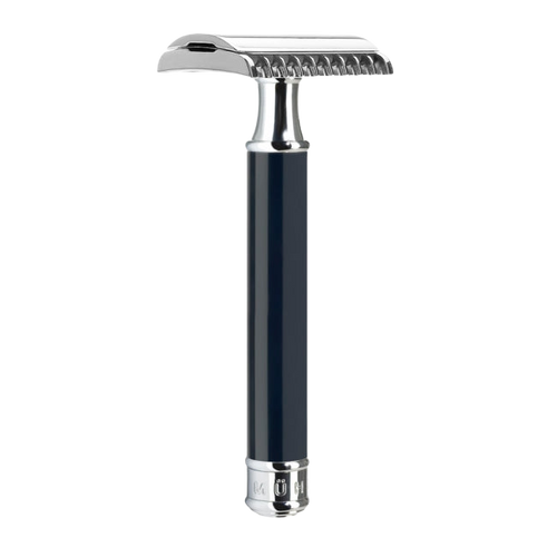 Mühle Rasierhobel Silber & Schwarz Rasierhobel Muhle - Hans-Jürgen Müller GmbH & Co. KG Offener Kamm R101 - Fortgeschritten