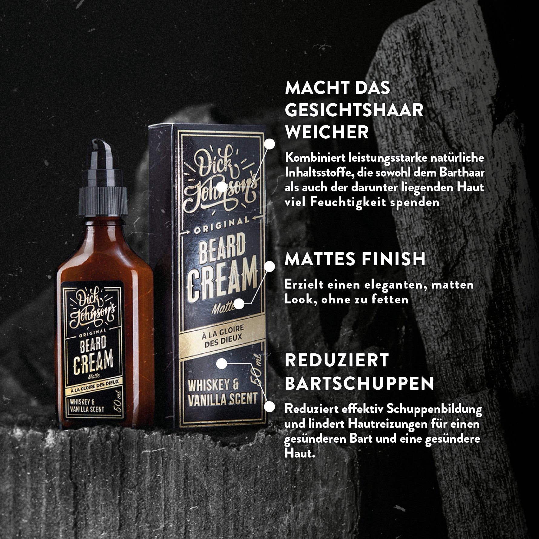 Bartcreme Gloire Des Dieux - Weichmachend & Mattierend Bartöl Dick Johnson