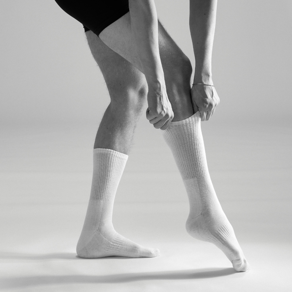Socken aus Bambus Weiß