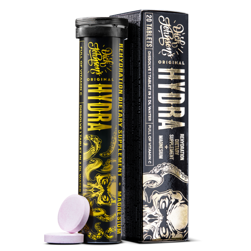 Hydra Brausetabletten Dick's Survival Goods Bakis - Natuvital AB   