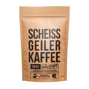 Scheiss Geiler Kaffee Dick's Survival Goods Kahiwa Coffee   
